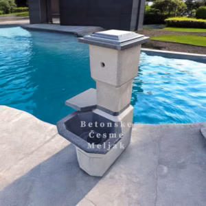 Betonska cesma Hexa antracit