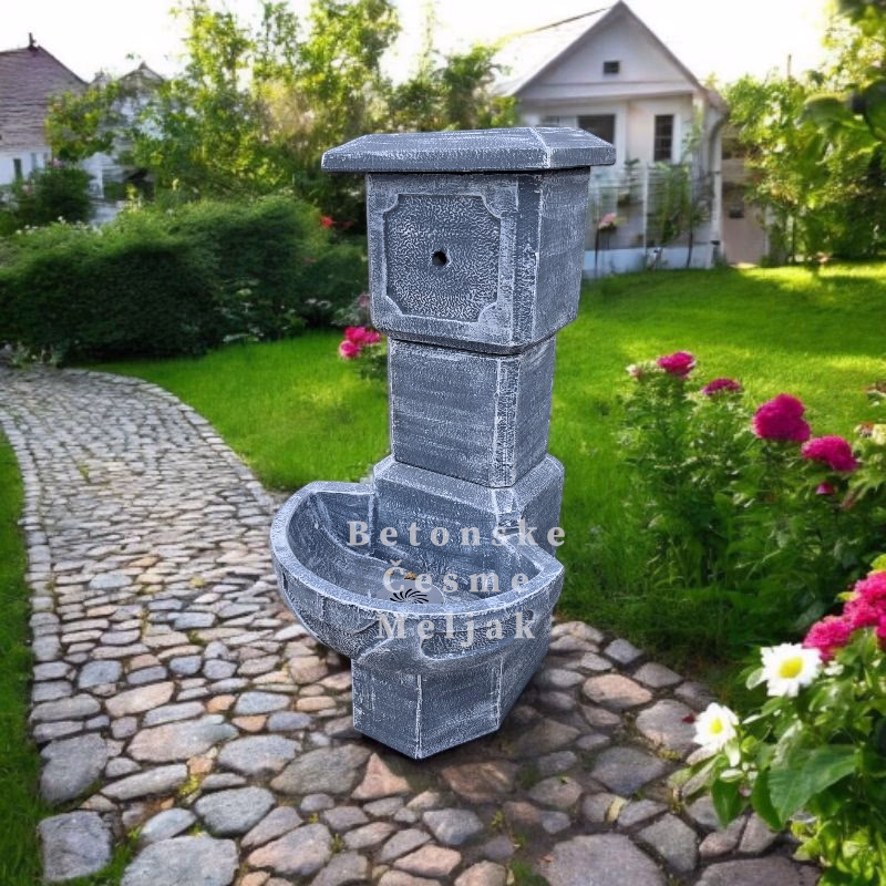 Betonska cesma Moravica led