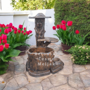 Betonska cesma Drvo Rust