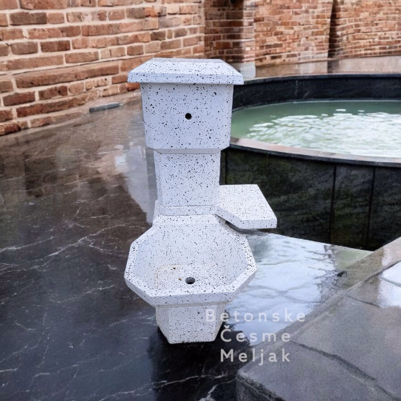 Betonska cesma Deluxe teraco - Slika 2