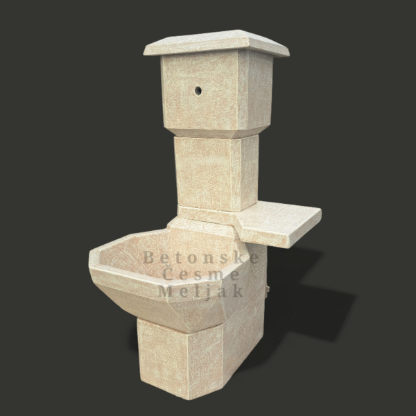 Betonska cesma Deluxe bež - Slika 2