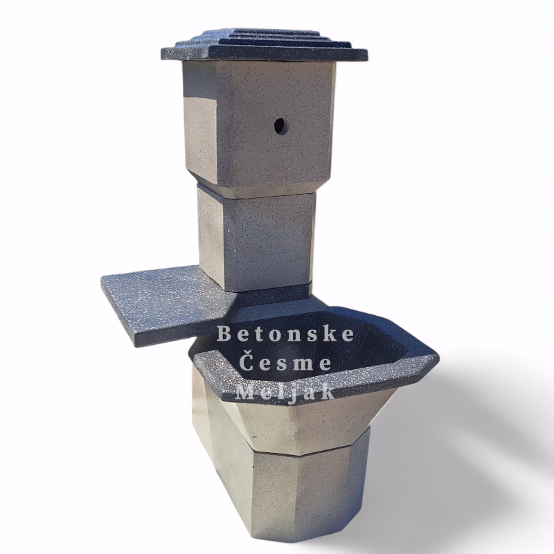 Betonska cesma Hexa antracit - Slika 4