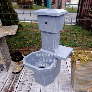 Betonska cesma Deluxe sedef